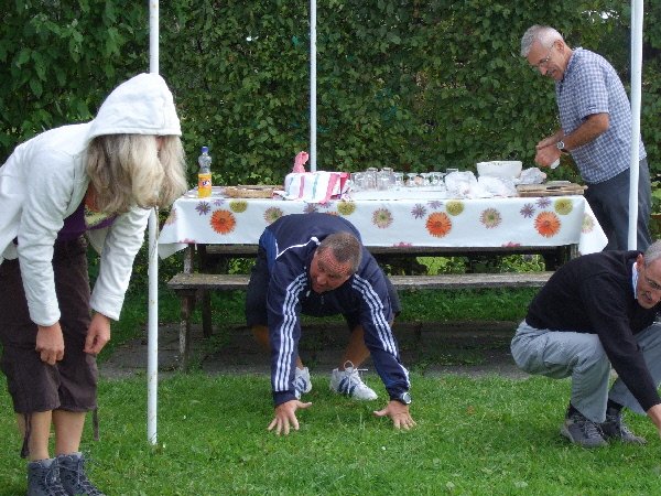 ...ist anstrengend die Kniebeuge