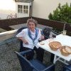 Verena geniesst den Abend